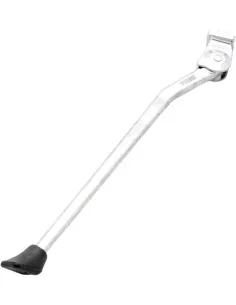 Zijstandaard 28" Simson Basic met 30mm brede plaat - zilver 2