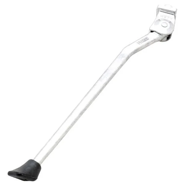 Zijstandaard 28" Simson Basic met 30mm brede plaat - zilver