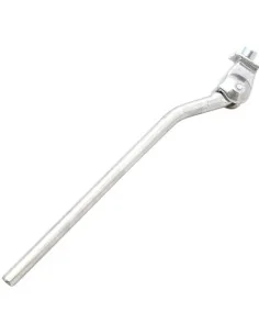 Zijstandaard Simson Vast breed met 30 mm brede plaat - zwart