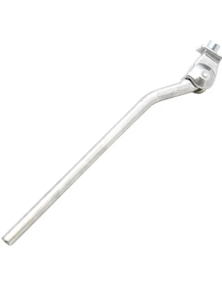 Zijstandaard Simson Vast breed met 30 mm brede plaat - zwart