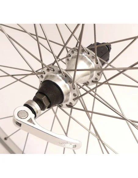 Achterwiel Rodi Connect 28" / 8/9/10 speed / 622 x 19 / met snelspanner en RVS spaken - zilver