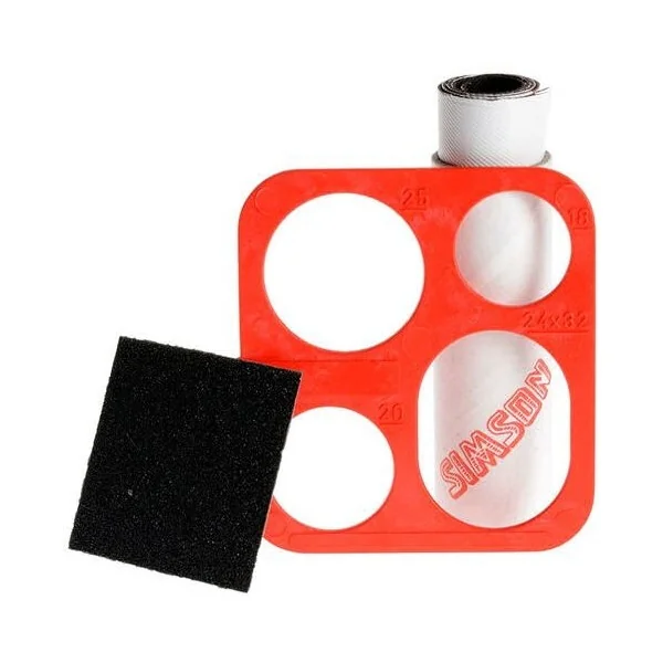 Simson Bandenreparatie Rol & Sjabloon 7 x 20 cm
