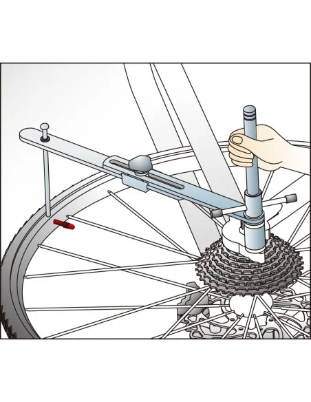 Derailleur centreergereedschap IceToolz Xpert E353