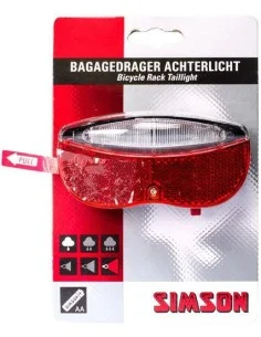 Batterij bagagedragerachterlicht Simson Regular
