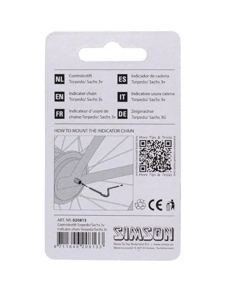 Simson Controlestift Torpedo/Sachs 3V