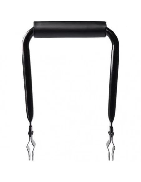 Rugsteun Simson - zwart met vinyl rugkussen