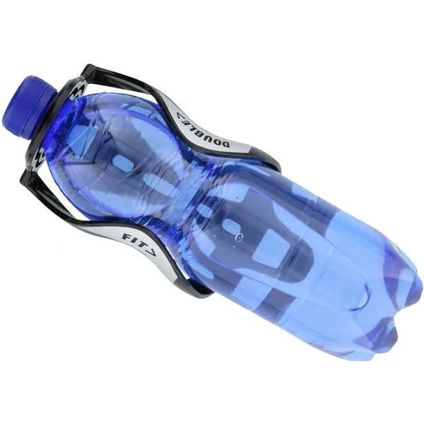 Fles- en bidonhouder Simson Double Fit - glanzend zwart