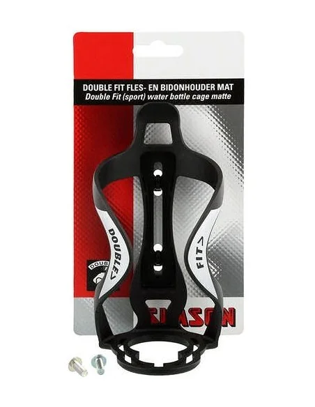 Fles- en bidonhouder Simson Double Fit - mat zwart