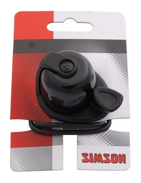 Fietsbel Simson Allure - zwart/zwart