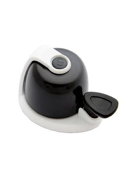 Fietsbel Simson Allure - zwart/wit