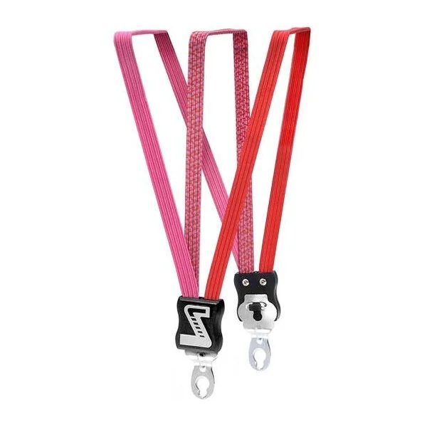 Snelbinder Trio Simson kort met 3 binders - roze/rood