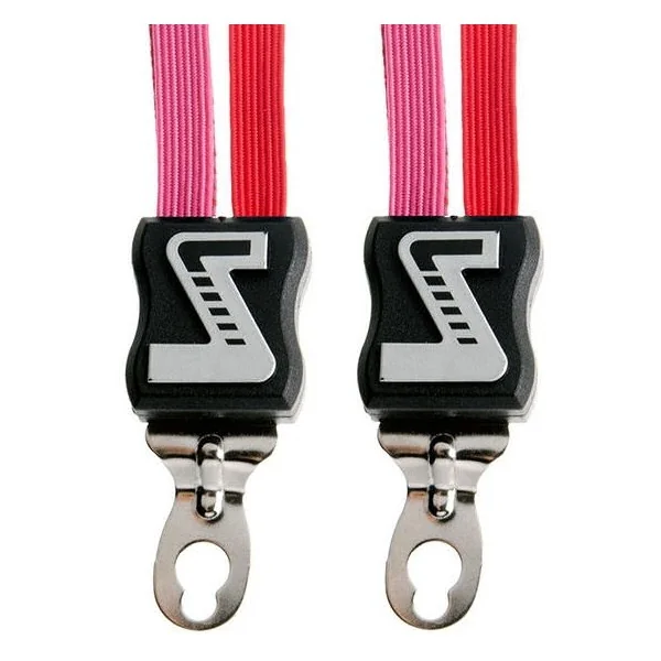 Snelbinder Trio Simson kort met 3 binders - roze/rood