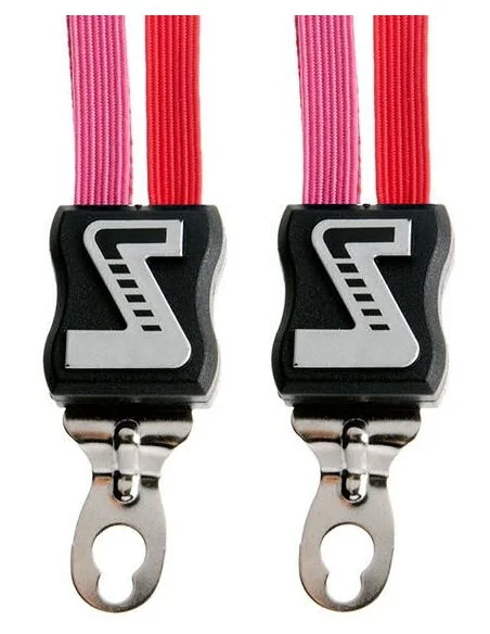 Snelbinder Trio Simson kort met 3 binders - roze/rood