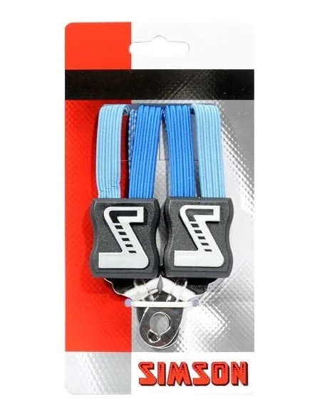 Snelbinder Trio Simson kort met 3 binders - kobalt blauw