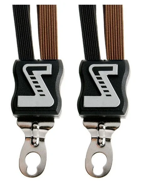 Snelbinder Quattro Simson extra sterk met 4 binders - zwart/bruin