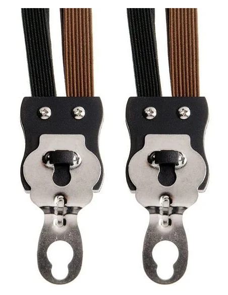 Snelbinder Quattro Simson extra sterk met 4 binders - zwart/bruin