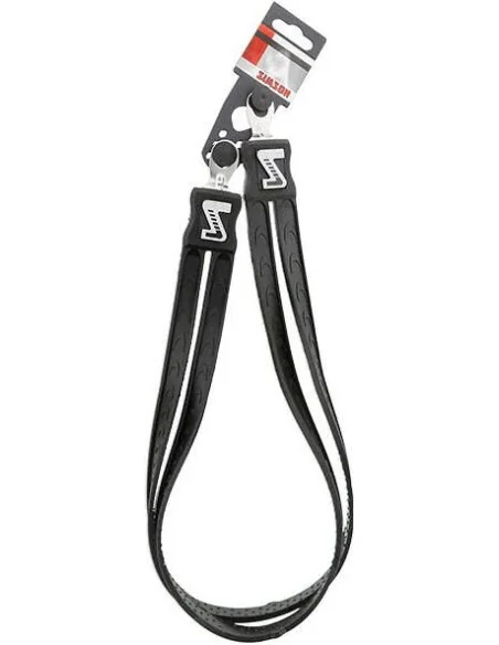 Snelbinder Duo Simson rubber met 2 binders - zwart