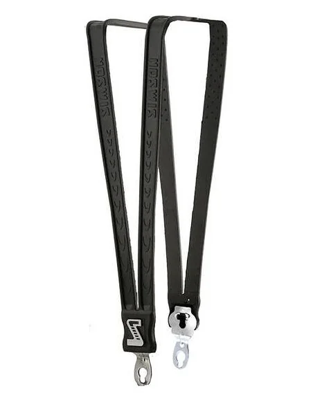 Snelbinder Duo Simson rubber met 2 binders - zwart