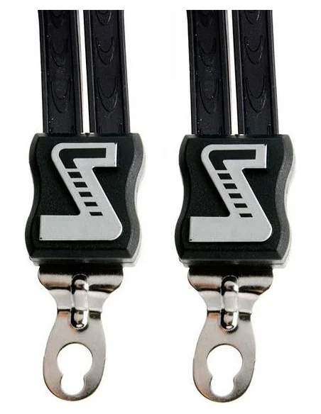 Snelbinder Duo Simson rubber met 2 binders - zwart