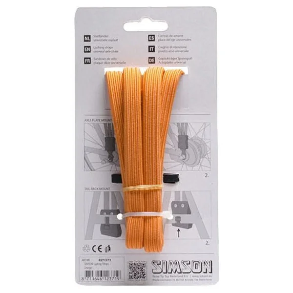 Snelbinder Trio Simson met 3 binders 61 cm - oranje