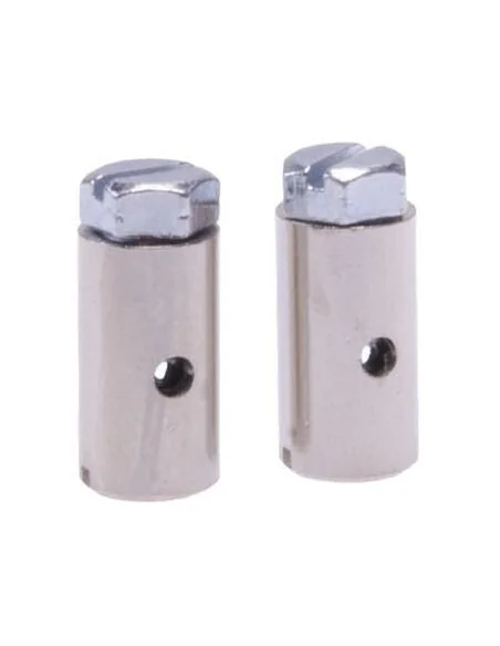 Schroefnippels Simson 8 x 15 mm (2 stuks) - Zilver