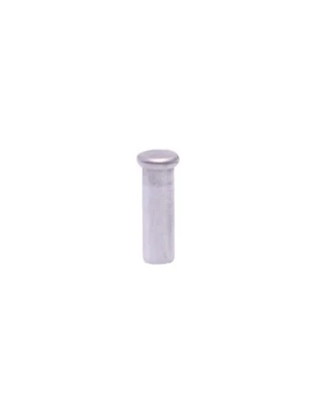 Anti-rafel nippel Simson aluminium - 10 stuks - Zilver