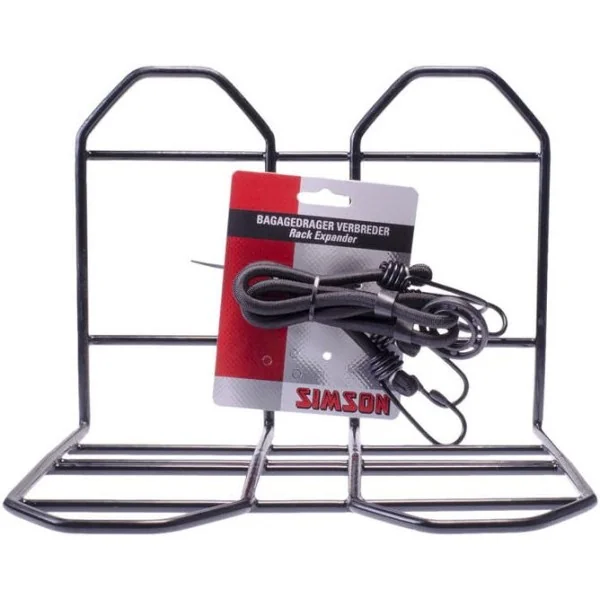 Bagagedrager verbreder Simson met spin
