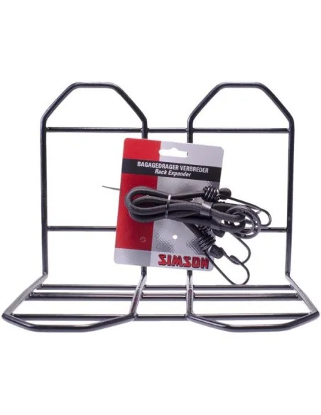 Bagagedrager verbreder Simson met spin