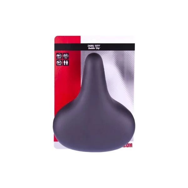 Fietszadel Simson City - zwart