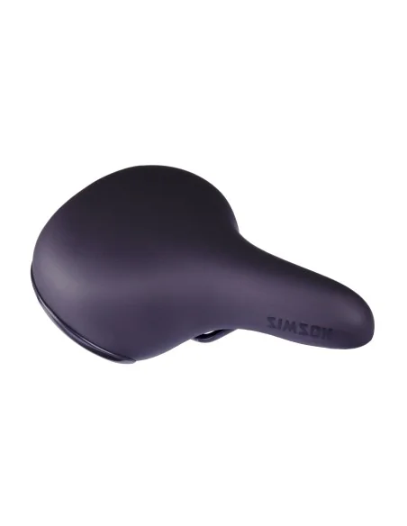 Fietszadel Simson City - zwart
