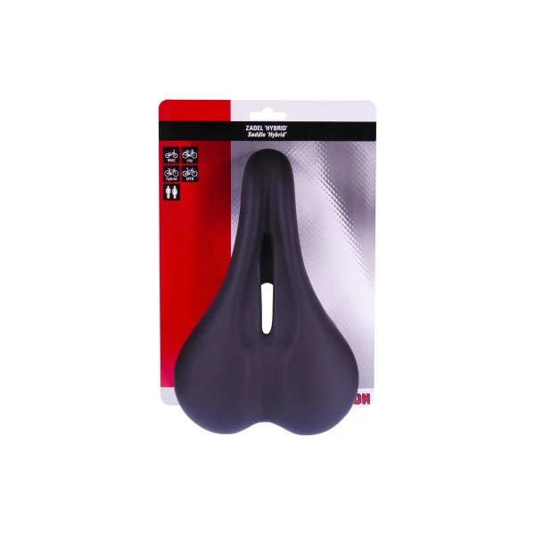 Fietszadel Simson Hybrid - zwart