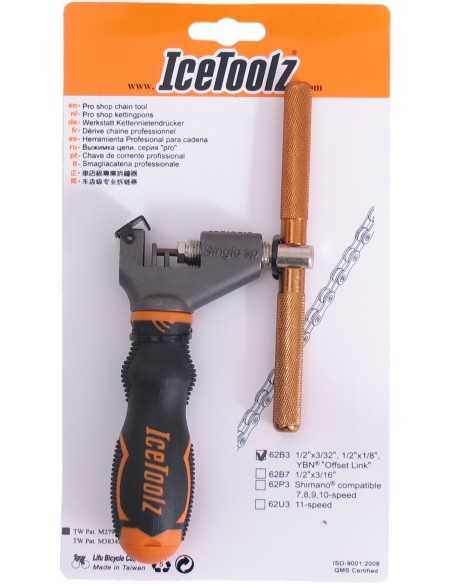 Kettingpons IceToolz Profi 62B3 single speed 1/2x3/32"+1/8" / BMX