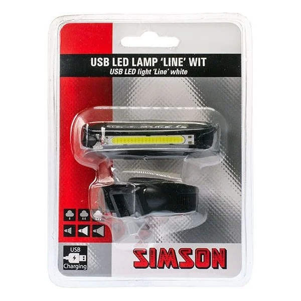 Simson USB LED lamp ''Line'' 20 LED's 8 Lux - wit