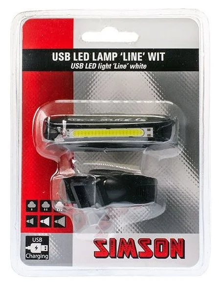 Simson USB LED lamp ''Line'' 20 LED's 8 Lux - wit