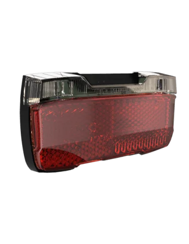 Dragerachterlicht Herrmans H-Trace dynamo - met standlicht - 50 mm bevestiging