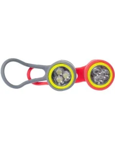 Simson Verlichtingsset LED ''Simmy'' - zwart/rood (batterij)
