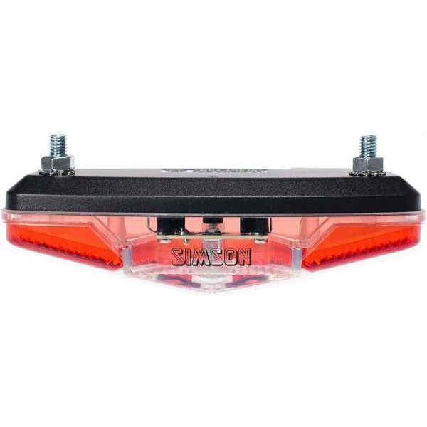 Batterij bagagedrager achterlicht Simson Coast 1 LED On/Off