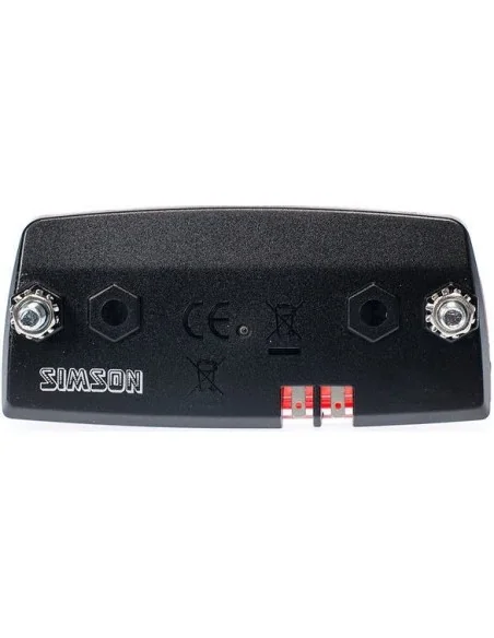 Simson Achterlicht Bagagedrager ''Airy'' voor Naafdynamo 6V