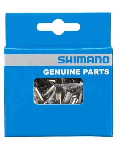 Anti-rafel nippel Shimano ø1.6mm aluminium - zilver (100 stuks)