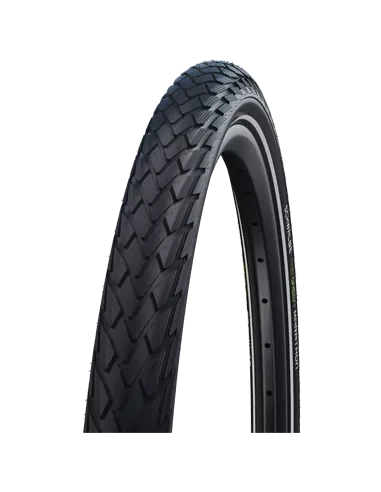 Buitenband Schwalbe Green Marathon GreenGuard 28 x 1.75"/ 47-622mm - zwart met reflectie