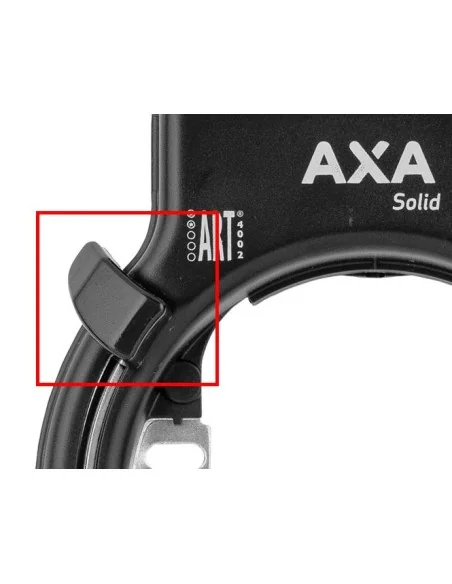 Slotknop Axa Solid - zwart