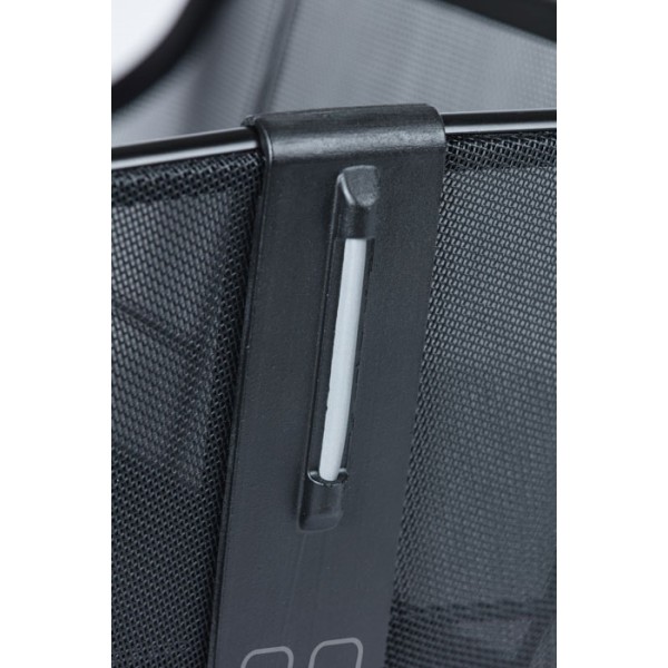 Fietsmand Basil Cento Tech Fiber WSL met bagagedragerbevestiging 21 liter 46 x 34 x 25 cm - solid zwart