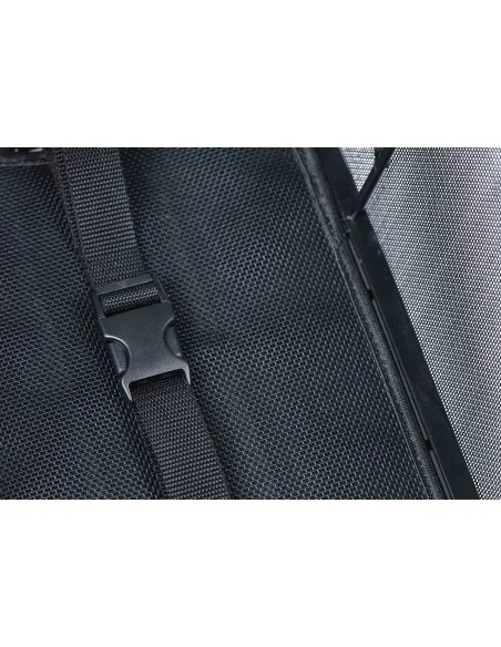 Fietsmand Basil Cento Tech Fiber WSL met bagagedragerbevestiging 21 liter 46 x 34 x 25 cm - solid zwart