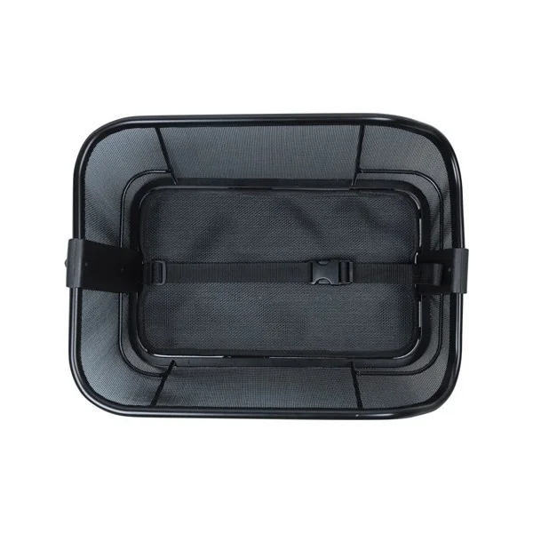 Fietsmand Basil Cento Tech Fiber WSL met bagagedragerbevestiging 21 liter 46 x 34 x 25 cm - solid zwart