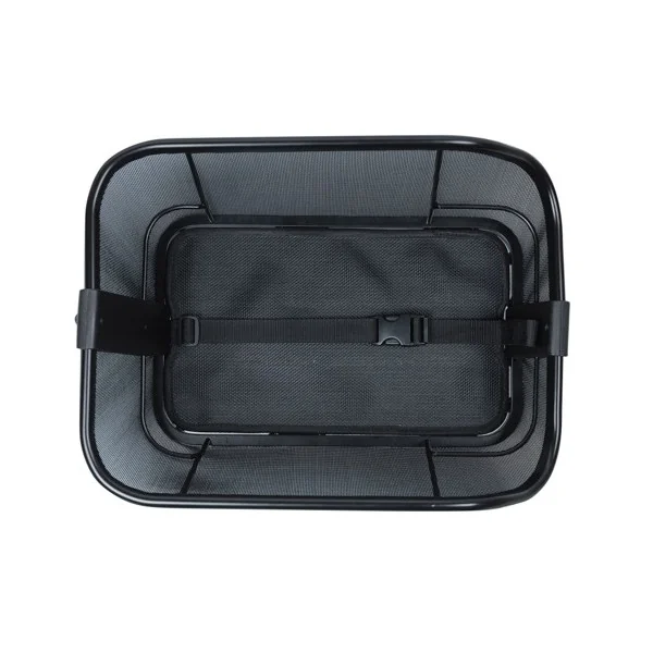 Fietsmand Basil Cento Tech Fiber WSL met bagagedragerbevestiging 21 liter 46 x 34 x 25 cm - solid zwart