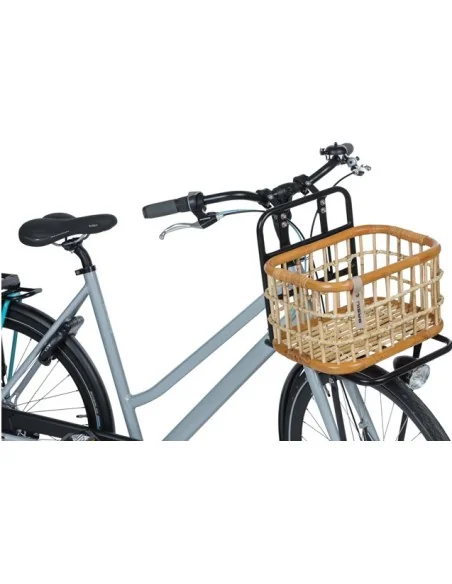 Rotan fietsmand Basil Green Life Medium 18 liter 39 x 29 x 22 cm - natural bruin