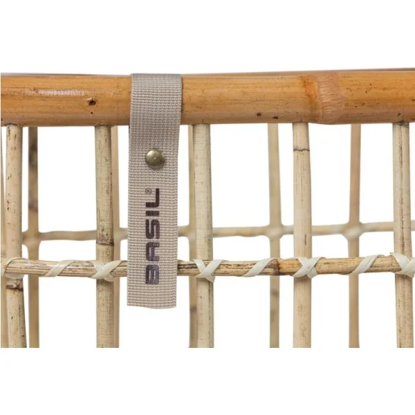 Rotan fietsmand Basil Green Life L 30 liter 46 x 35 x 28 cm - natural bruin