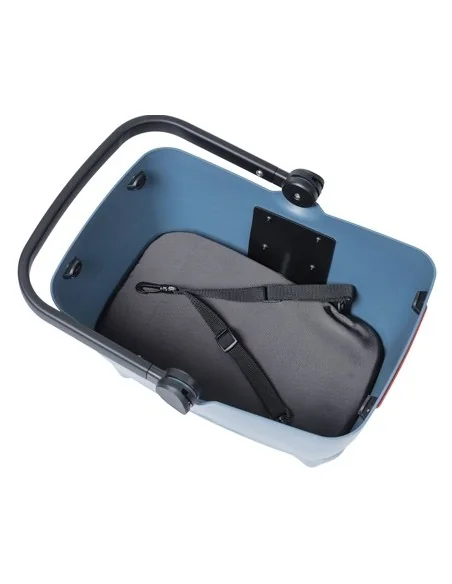 Hondenfietsmand Basil Buddy KF - voorop - 45 x 32 x 22 cm - faded denim