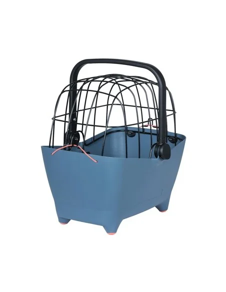 Hondenfietsmand Basil Buddy KF - voorop - 45 x 32 x 22 cm - faded denim
