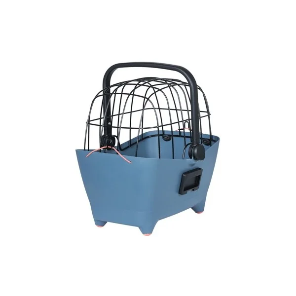 Hondenfietsmand Basil Buddy KF - voorop - 45 x 32 x 22 cm - faded denim